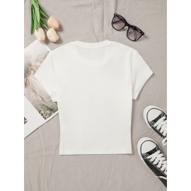 Women'S Camo Print T-Shirt with 