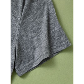 Women'S Casual V-Neck T-Shirt with 