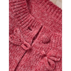 New Retro Buttoned Sweater Women's Fashionable Cardigan Top Soft and Cozy Knitwear